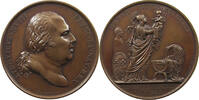 Frankreich Medaille 1820 von Andrieu und Depaulis, auf die Geburt des Herzogs von Bordeaux -