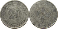 China 20 Cents Kwangtung Nachpragung / Restrike -