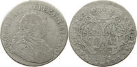 SACHSEN 1/6 TALER Friedrich August II. 1733-1763 -