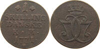 DENMARK SKILLING Christian VII -
