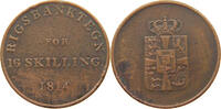 DENMARK SKILLING Frederik VI. 1808-1839. -