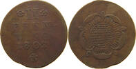 LIPPE DETMOLD 2 PFENNIG Paul Alexander Leopold, 1802-1851. -