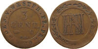 WESTFALEN 3 CENTIMES Hieronymus Napoleon 1807-1813 -