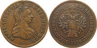 HAUS HABSBURG MEDAILLE Maria Theresia (1740-1780) NACHPRÄGUNG -