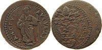 PAPAL STATES QUATTRINO GUBBIO INNOCENT XI. OFF-CENTER -