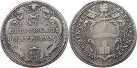 PAPAL STATES TESTONE CLEMENS XI. NE OBLIVISCARIS PAVPERVM -