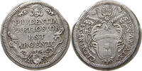 PAPAL STATES GIULIO CLEMENS XI. PRVDENTIA PRETIOSOR EST ARGENTO -