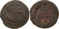 PAPAL STATES QUATTRINO QUATTRINO OFF-CENTER CLEMENS XI. -