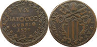 PAPAL STATES BAIOCCO GUBBIO BENEDICT XIV. -