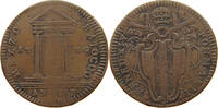 PAPAL STATES 1/2 BAIOCCO PAPAL STATES 1/2 BAIOCCO 1750 AN XII BENEDICT XIV. -