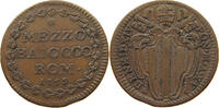 PAPAL STATES 1/2 BAIOCCO ROM BENEDICT XIV. -