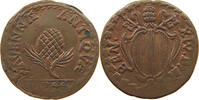 PAPAL STATES QUATTRINO RAVENNA ENEDICT XIV. -