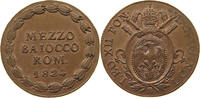 PAPAL STATES MEZZO BAIOCCO LEO XII. -