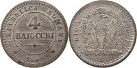 PAPAL STATES 4 BAIOCCHI ROMAN REPUBLIC -