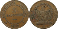PAPAL STATES 3 BAIOCCHI ROMAN REPUBLIC -