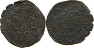 PAPAL STATES QUATTRINO MONTALTO SIXTUS V. 1585-1590 -