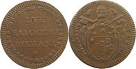 PAPAL STATES 2 BAIOCCHI ROMA XIX. PIUS VI. -