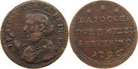 PAPAL STATES 2 1/2 BAIOCCHI SAN SEVERINO PIUS VI. -