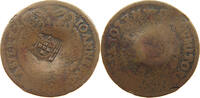 BRAZIL 10 REIS COUNTERMARKED ON PORTUGESE 10 REIS 31MM -