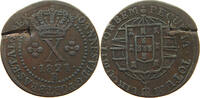 BRAZIL 10 REIS JOAO VI. -