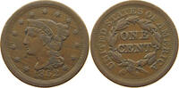 USA CENT BRAIDED HAIR -