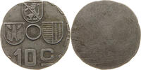 BELGIUM 10 CENTIMES 10 CENTIMES SILVER PATTERN UNIFACE OFF-PLANCHET 17MM 1G -