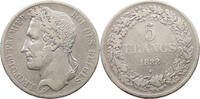 BELGIUM 5 FRANCS RARE -