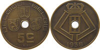 BELGIUM 50 CENTIMES 50 CENTIMES 1938 PATTERN JESPERS MATTE BRONZE RARE -