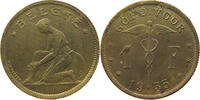 BELGIUM FRANC FRANC 1935 PATTERN BRONZE Bonnetain RARE -