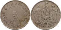 BRITISH NORTH BORNEO 5 CENTS -