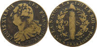 FRANCE 2 SOLS Louis XVI. (1774-1793) -