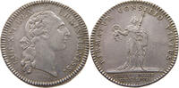 FRANCE JETON Louis XVI. (1774-1793) SILVER FIRMATUR CONSILIO VIRTUS -