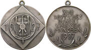 Schützen München Medaille Deutsches Bundesschiessen München 1927 (18.). -