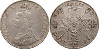 GREAT BRITAIN DOUBLE FLORIN Victoria 1837-1901 -