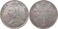 GREAT BRITAIN DOUBLE FLORIN Victoria 1837-1901 -
