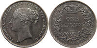 GREAT BRITAIN SHILLING Victoria 1837-1901 DIE 3 -