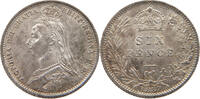 GREAT BRITAIN SIXPENCE Victoria 1837-1901 -