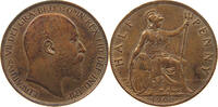 GREAT BRITAIN HALF PENNY Edward VII., 1901 - 1910 -