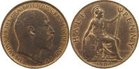 GREAT BRITAIN HALF PENNY Edward VII., 1901 - 1910 -