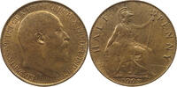 GREAT BRITAIN HALF PENNY Edward VII., 1901 - 1910 -