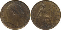 GREAT BRITAIN HALF PENNY Edward VII., 1901 - 1910 -
