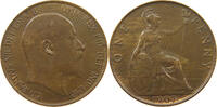 GREAT BRITAIN PENNY Edward VII., 1901 - 1910 -
