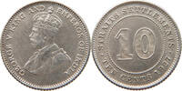 STRAITS SETTLEMENTS 10 CENTS George V. (1910-1936) -