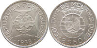 MOZAMBIQUE 2 1/2 ESCUDOS MOZAMBIQUE 2 1/2 ESCUDOS 1938 SILVER PROVA -