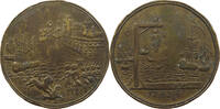 GREAT BRITAIN MEDAL George II. 1727-1760. MEDAL Action off Toulon, 1743 / 4 -