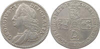 GREAT BRITAIN SIXPENCE George II. 1727-1760. -