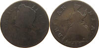 GREAT BRITAIN HALFPENNY George II. 1727-1760. EVASION -