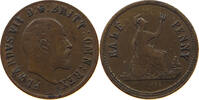 GREAT BRITAIN MODEL HALFPENNY TOKEN Edward VII., 1901 - 1910 -