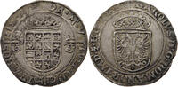 SPANISH NETHERLANDS 1/2 REAAL CHARLES V. 1524-1556 -