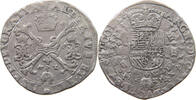 SPANISH NETHERLANDS 1/4 PATAGON Albert & Isabella (1598-1621) -